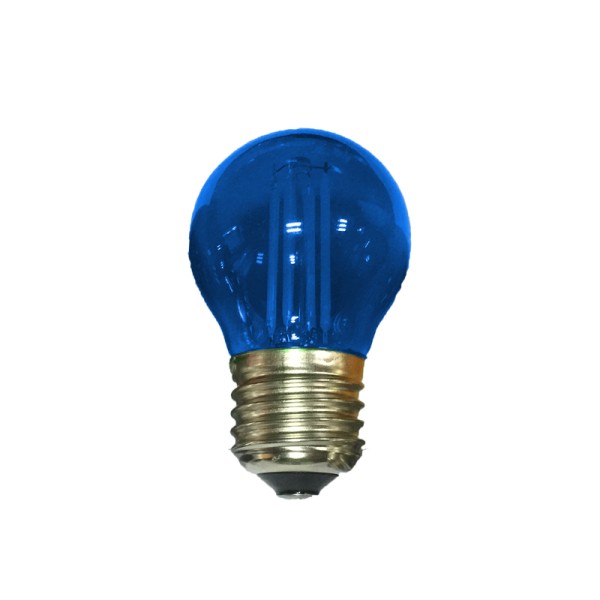 E27 BLUE GLASS BALL 4W 230V AC 390LM LED COG COG LED Filament