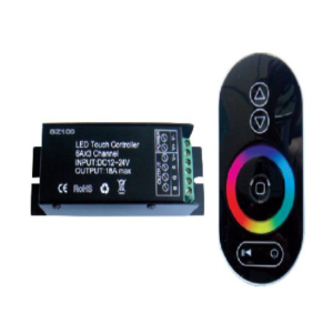 POWER RGB LED CONTROLLER 18A 216W/12V 432W/24V RFTOUCH REMOT LED Drivers / Controllers / Dimmers
